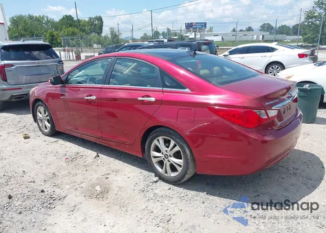 2012 Hyundai Sonata Limited из США, поврежденный, VIN 5NPEC4AC1CH341881